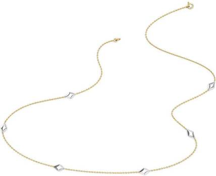 Candere by Kalyan Jewellers Lightweight 20 inches Curb Chain Yellow Gold Precious Chain