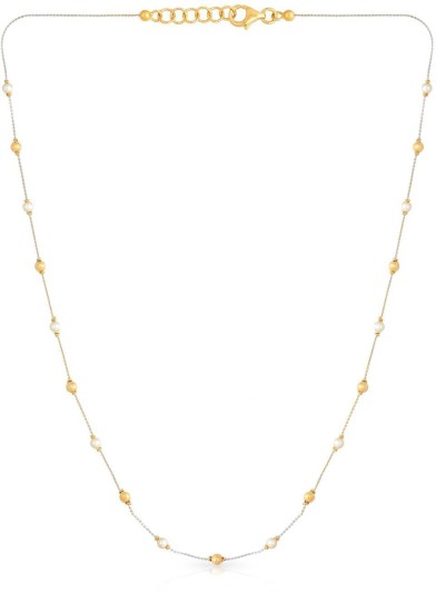 malabar white gold necklace