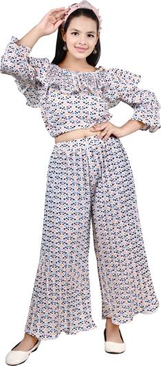 AAKRITHI Girls Maxi/Full Length Casual Dress