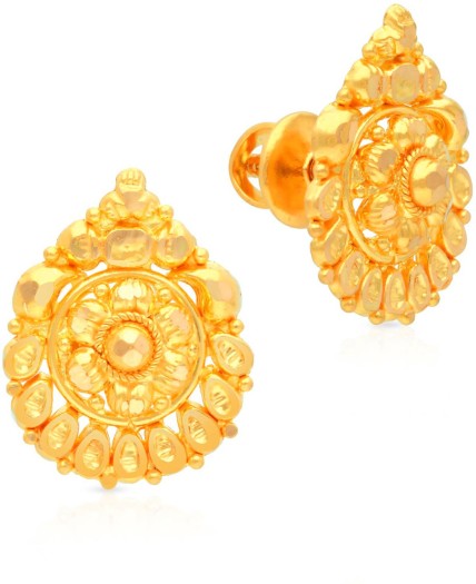 malabar gold ear studs