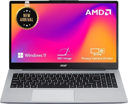 Acer Aspire 3 AMD Ryzen 3 Quad Core 7330U - (8 GB/512 GB SSD/Windows 11 Home) AS15 42 / A325 42 Thin and Light Laptop (15.6 Inch, Silver, 1.79 Kg)