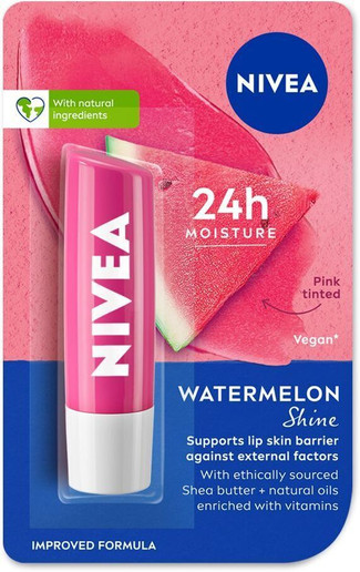 Nivea Shine Caring Lip Balm Watermelon
