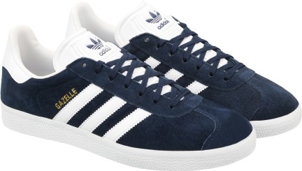 adidas originals navy suede gazelle sneakers