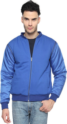 Full Sleeve Solid Men Denim Jacket 
