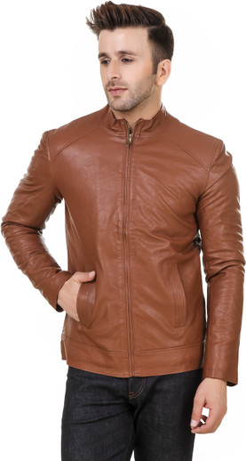Full Sleeve Solid Men Casual Jacket 