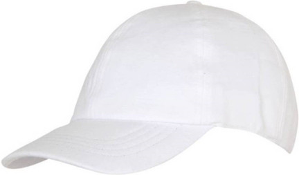 plain white baseball cap