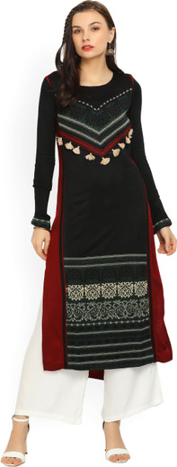 woolen kurta w