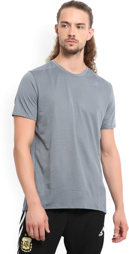 Buy ADIDAS Sporty Men Round Neck Black 