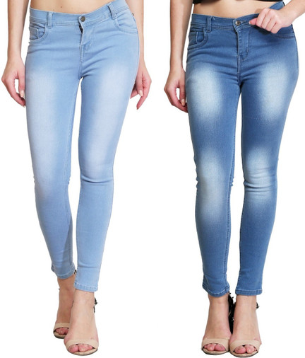 Buy A-Okay Slim Women Dark Blue 
