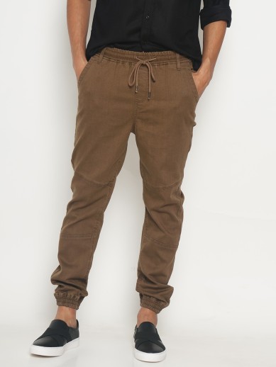 ivoc olive solid joggers