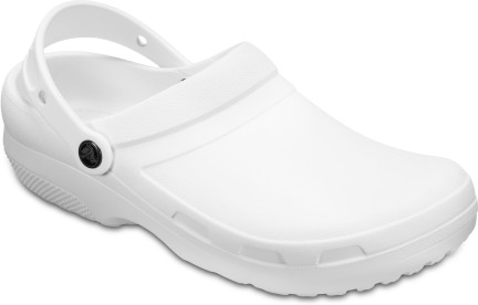 white nursing crocs