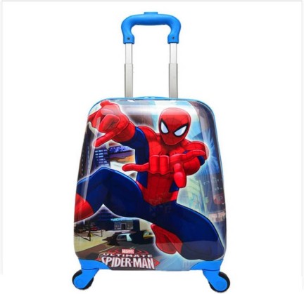 spiderman kids luggage