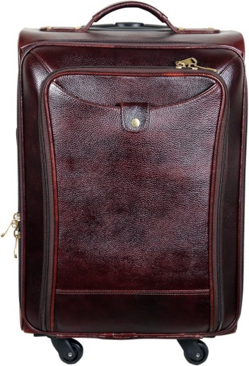 leather trolley luggage