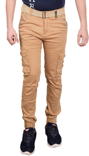 red camel cargo pants
