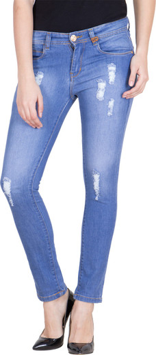 Hip Cover Slim Women Blue Jeans - Buy 