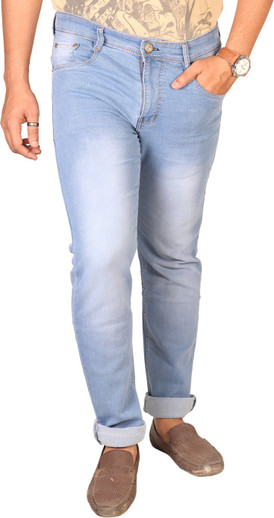 Ivans Slim Men Light Blue Jeans - Buy 