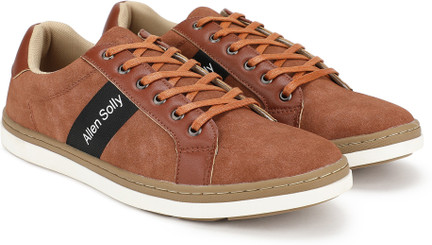 allen solly brown casual shoes