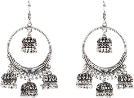 I J ewels Traditional Silver Plated Bangles for Women ADB153