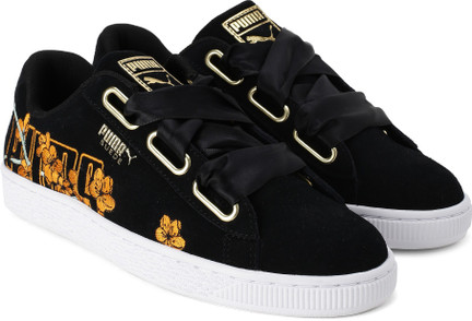 PUMA Basket Heart Patent Wn's Sneakers For Women - Buy Puma Black-Puma  Black Color PUMA Basket Heart Patent Wn's Sneakers For Women Online at Best  Price - Shop Online for Footwears in