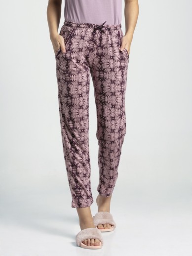 jockey printed lounge pants for ladies