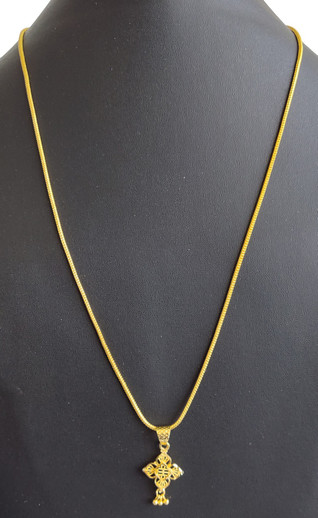 DCASE gold plated Pendant Set with 