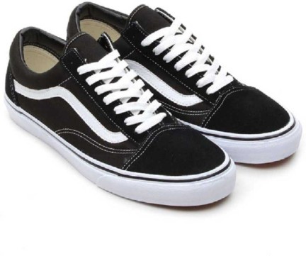 vans old skool black flipkart