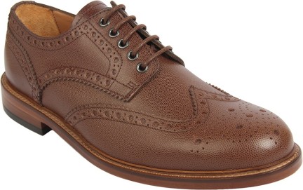 brown brogues clarks