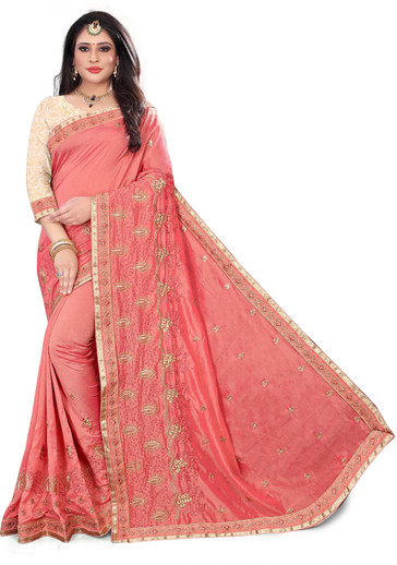 flipkart stone work saree