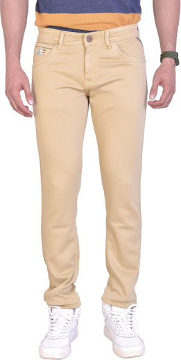 Sunnex Slim Men Gold Jeans - Buy Sunnex 