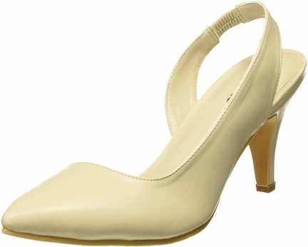 bata white heels
