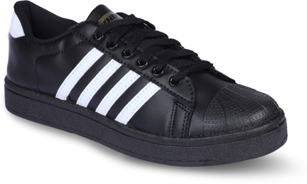 Sparx Men SM-378 Black White Sneakers 