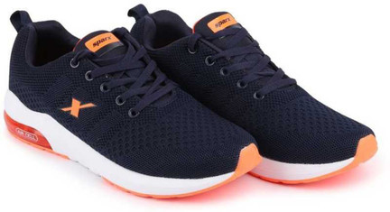 Sparx Men SM-632 Navy Blue Neon Orange 