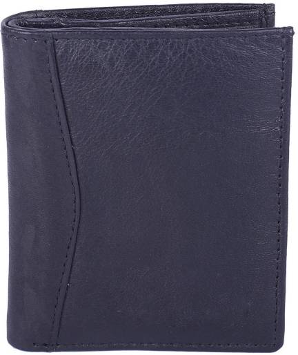 Mens Black Genuine Leather High Quality Leather Wallet RFID Safe Card Holder 335