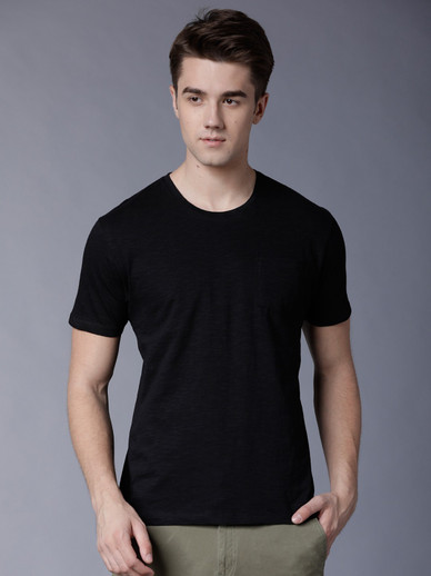Buy London Bridge Men Solid Casual Blue 