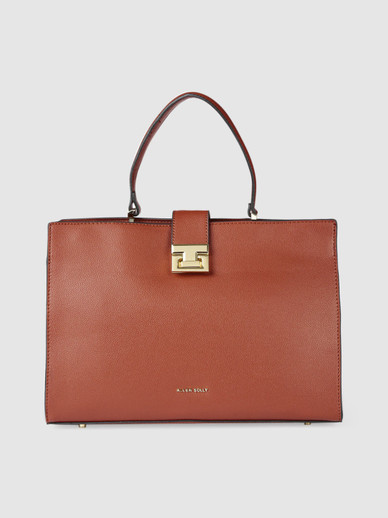 allen solly mustard yellow handbag