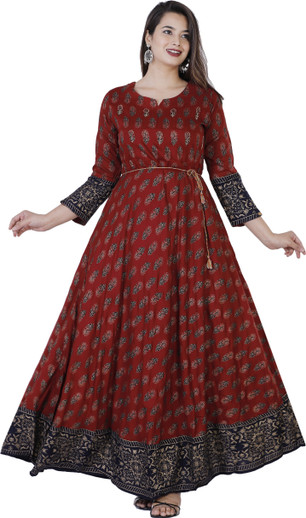 NEW STYLISH Women Gown and Dupatta Set 