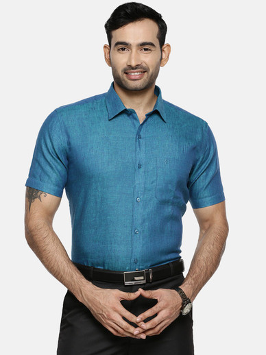 Ramraj Cotton Men Solid Formal Light 