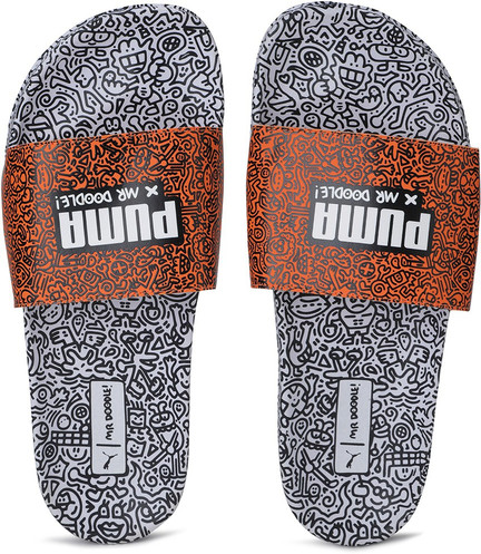 puma mercedes flip flops black