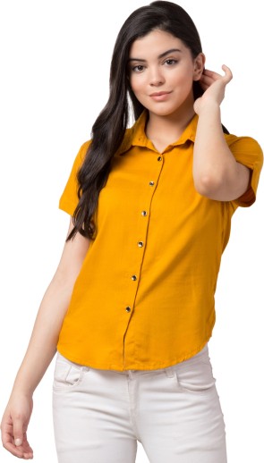 NoName blouse discount 70% WOMEN FASHION Shirts & T-shirts Blouse Casual Orange S 