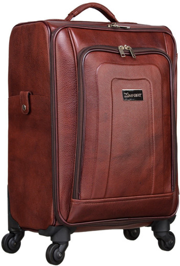 shree leather trolly bag