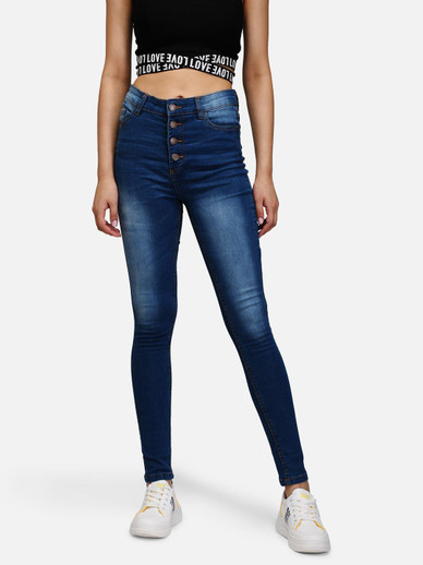 Buy KOTTY Regular Women Blue Jeans 