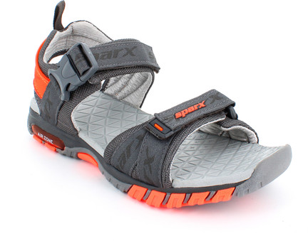 SPARX Men Grey, Orange Sandals - Buy 