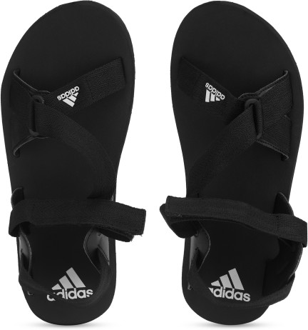 adidas flip flops mens black