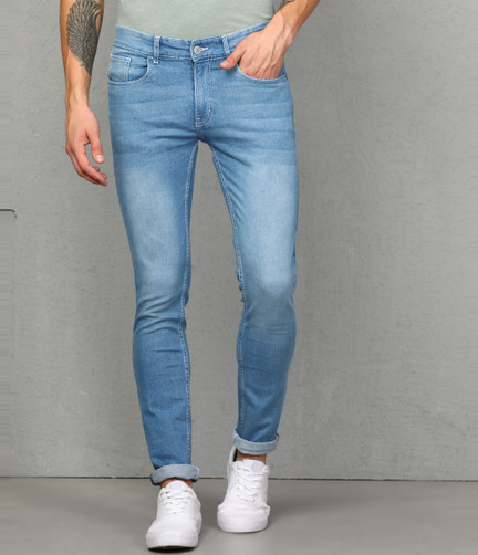 METRONAUT Slim Men Light Blue Jeans 