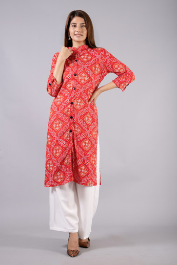 MARWADI HUB Women Kurta and Palazzo Set 