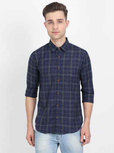 Buy platypuss Men Checkered Casual 