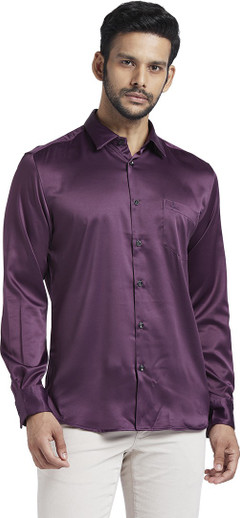 dark purple shirt matching pant 