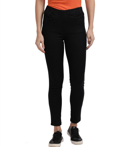 Parx Woman Regular Women Black Jeans 