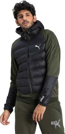 puma mcs shiny puffer down jacket