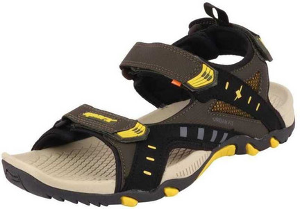 Sparx Men Olive, Yellow Flats - Buy 